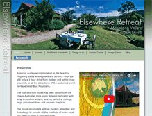Tablet Screenshot of elsewhereretreat.com.au